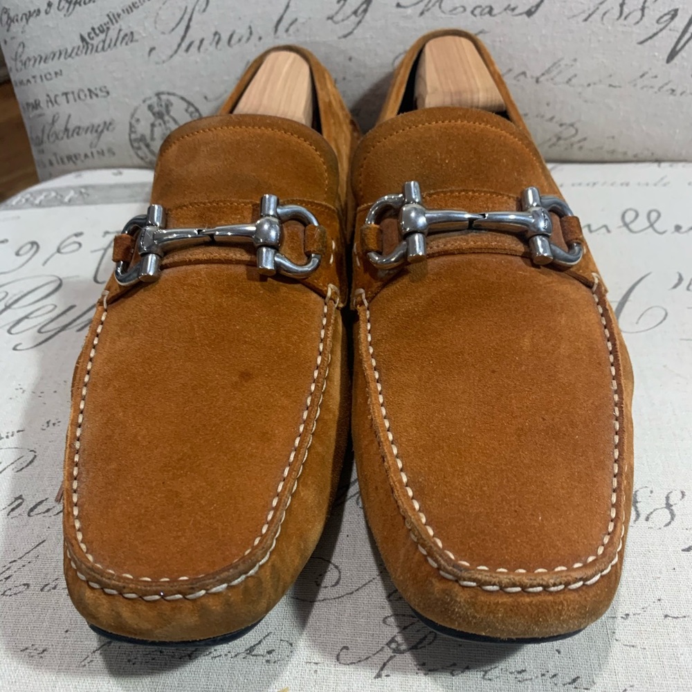 Salvatore Ferragamo Parigi Rust Suede